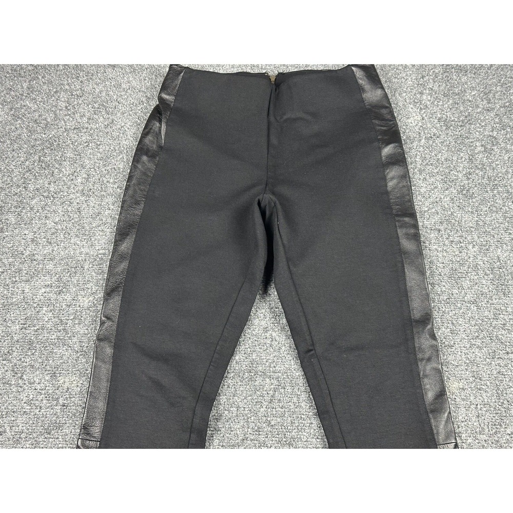 J. Crew Pixie Pants Womens Size 0S Stretch Black Back Zip Skinny Taper Leg 25X26 - Picture 3 of 12